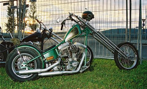 harley evo chopper